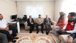 Başkan Görgel'den Gazi Ahmet Can Yoksul’a Geçmiş Olsun Ziyareti