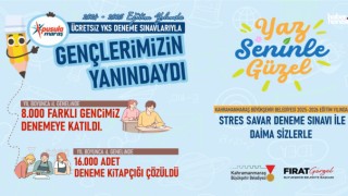 Kahramanmaraş Büyükşehir’in Ücretsiz Deneme Sınavlarına 8 Bin Genç Katıldı!