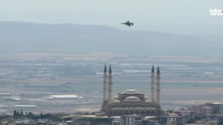 Zafer Bayramı Öncesi Kahramanmaraş’ta F-16 Gösterisi Heyecan Yarattı