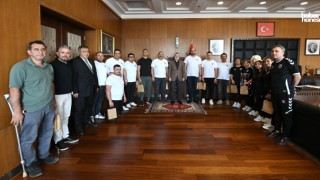 Başkan Görgel, Süper Lig’e Yükselen Voleybolcuları Ağırladı