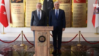 Başkan Görgel’den Emniyet Müdürü Hasan Yiğit’e Hayırlı Olsun Ziyareti