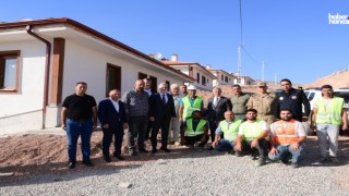 Görgel ve Ünlüer, Dulkadiroğlu Kırsalında Yapımı Süren Köy Evlerini Yerinde İnceledi