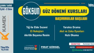 Kahramanmaraş Büyükşehir’den Göksun’da Her Yaşa Uygun Eğitim