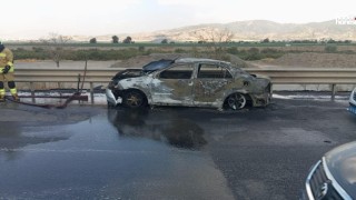 Kahramanmaraş’ta Araç Yangını Paniğe Neden Oldu