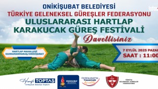 Onikişubat Belediyesi’nden Uluslararası Hartlap Karakucak Güreş Festivali