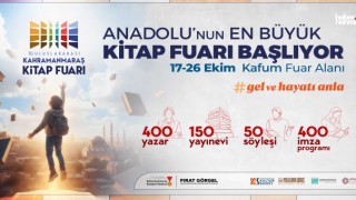 10. Uluslararası Kahramanmaraş Kitap Fuarı Kapılarını Açıyor
