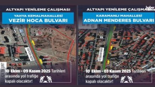 Kahramanmaraş Büyükşehir’den İki Mahalleye Eş Zamanlı Altyapı Hamlesi