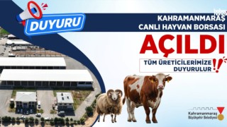 Kahramanmaraş’ta Canlı Hayvan Pazarı Yeniden Hizmete Açıldı
