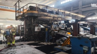 Kahramanmaraş’ta İş Yeri Yangını Kontrol Altına Alındı