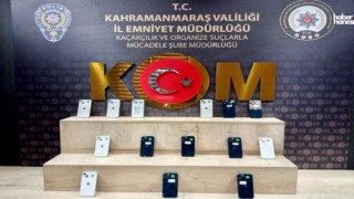 Kahramanmaraş’ta Kaçakçılara Darbe: 14 iPhone ve 650 Bin Makaron Ele Geçirildi