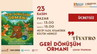 “Geri Dönüşüm Ormanı” 23 Kasım’da Miniklerle Buluşuyor