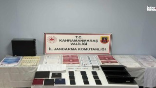 Kahramanmaraş 'ta Jandarmadan Sahtecilik ve Kaçakçılığa Eş Zamanlı Darbe
