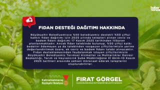 Kahramanmaraş’ta Ceviz ve Badem Fidanı Desteğinde Ek Başvurular Başladı