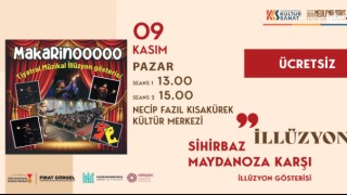 Kahramanmaraş’ta Çocuklar İçin Ücretsiz İllüzyon Gösterisi