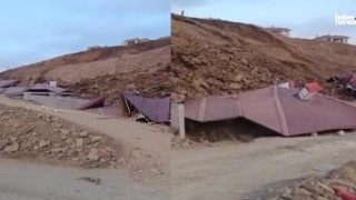 Kahramanmaraş’ta Heyelan: İnşaat Halindeki 7 Ev Toprak Altında Kaldı