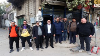 Başkan Akpınar'dan Sakarya Çarşısında Esnaf Ziyareti