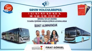 Kahramanmaraş Büyükşehir’den Ücretsiz Aktarma