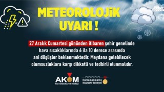 Kahramanmaraş'ta Soğuk Hava Uyarısı; Don ve Buzlanmaya Karşı Dikkat!