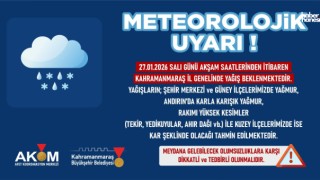 AKOM Uyardı: Merkezde Yağmur, Kuzeyde Kar Var