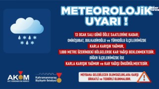 AKOM’dan Kahramanmaraş İçin Hava Uyarısı: Yağışlar Yarın Öğleye Kadar Sürecek