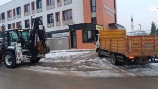 Kahramanmaraş Büyükşehir’den Okul Çevrelerinde Yoğun Kış Mesaisi