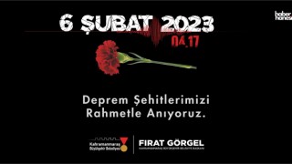 Başkan Fırat Görgel’den 6 Şubat Mesajı: Dayanışmayla Ayağa Kalkıyoruz