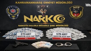 Kahramanmaraş’ta Narkotik Operasyonu: 852 Sentetik Hap Ele Geçirildi
