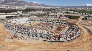 Kahramanmaraş’ta Yeni Stadyum Yükseliyor: Tribünler Üçüncü Kata Ulaştı
