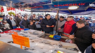 Umut Yılmaz Hacıbaba Pazar Yeri’nde Esnafla Buluştu