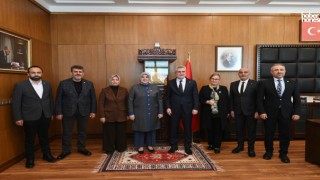 Başkan Görgel, AK Parti Kadın Kolları Başkanı Ercan’ı Makamında Ağırladı