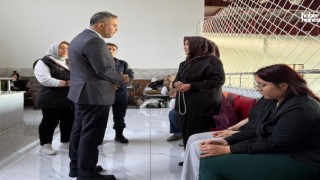 Başkan Hanifi Toptaş, okul saldırısında yaralanan öğrenciler ve ailelerini ziyaret etti