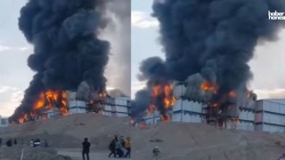 Kahramanmaraş’ta İşçilerin Kaldığı Konteynerlerde Yangın: 1 Ölü, 7 Yaralı
