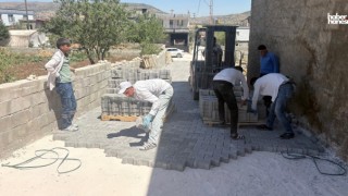 Kahramanmaraş Büyükşehir’den Pazarcık Ufacıklı’ya 6 Bin Metrekarelik Kilit Parke