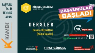 KAMEK’te Kadın Gassal Kursuna Başvurular Başladı!