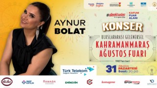 Ağustos Fuarı’nın Son Gününde Aynur Bolat ve Şevket Gürlek Sahne Alacak