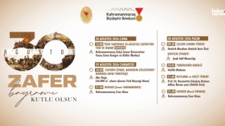 Kahramanmaraş’ta Zafer Bayramı İçin Geri Sayım! 3 Günlük Program Belli Oldu