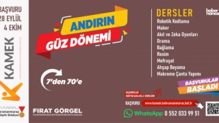 Elbistan, Andırın, Çağlayancerit ve Ekinözü’nde KAMEK Eğitimlerine Başvurular Başladı!