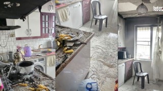 Kahramanmaraş’ta davlumbaz patlaması yangına neden oldu