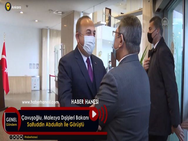 Çavuşoğlu, Malezya Dışişleri Bakanı Saifuddin Abdullah İle Görüştü