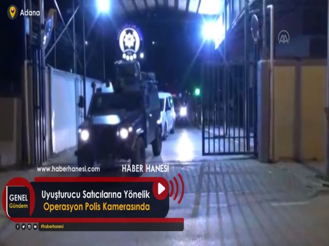 Uyuşturucu Satıcılarına Yönelik Operasyon Polis Kamerasında