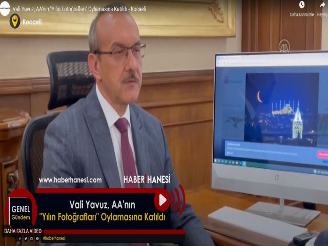 Vali Yavuz, AA'nın "Yılın Fotoğrafları" Oylamasına Katıldı