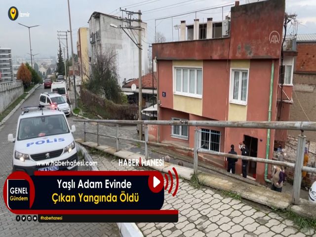 Yaşlı Adam Evinde Çıkan Yangında Öldü